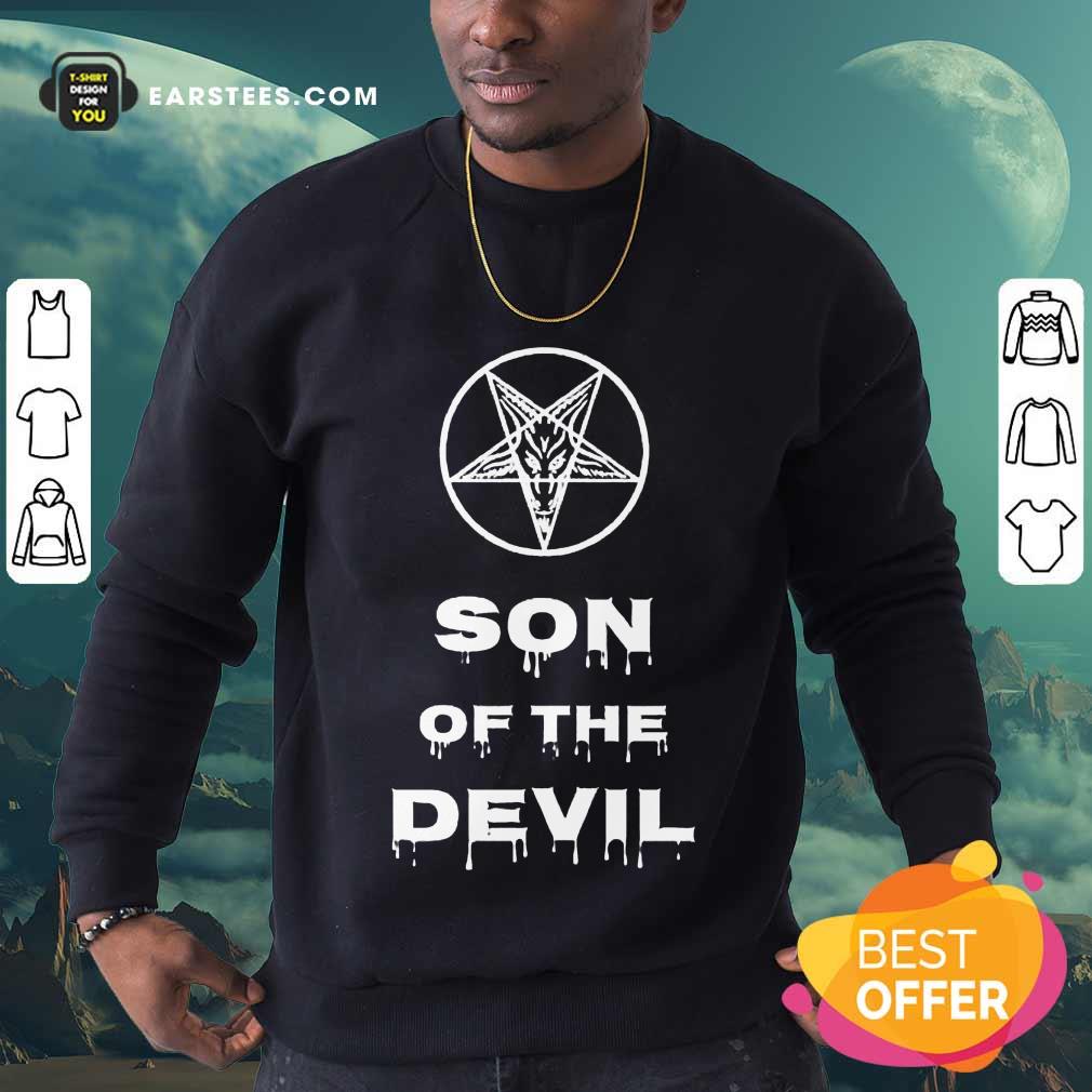 Good Inverted Pentagram Son Of The Devil Shirt - Image 3