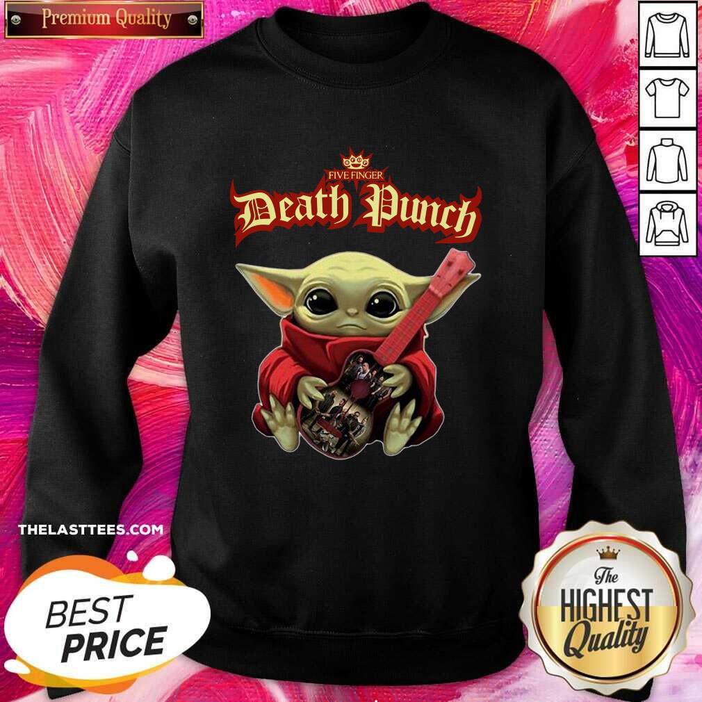 Nice Baby Yoda Hug Five Finger Death Punch Shirt - Image 4