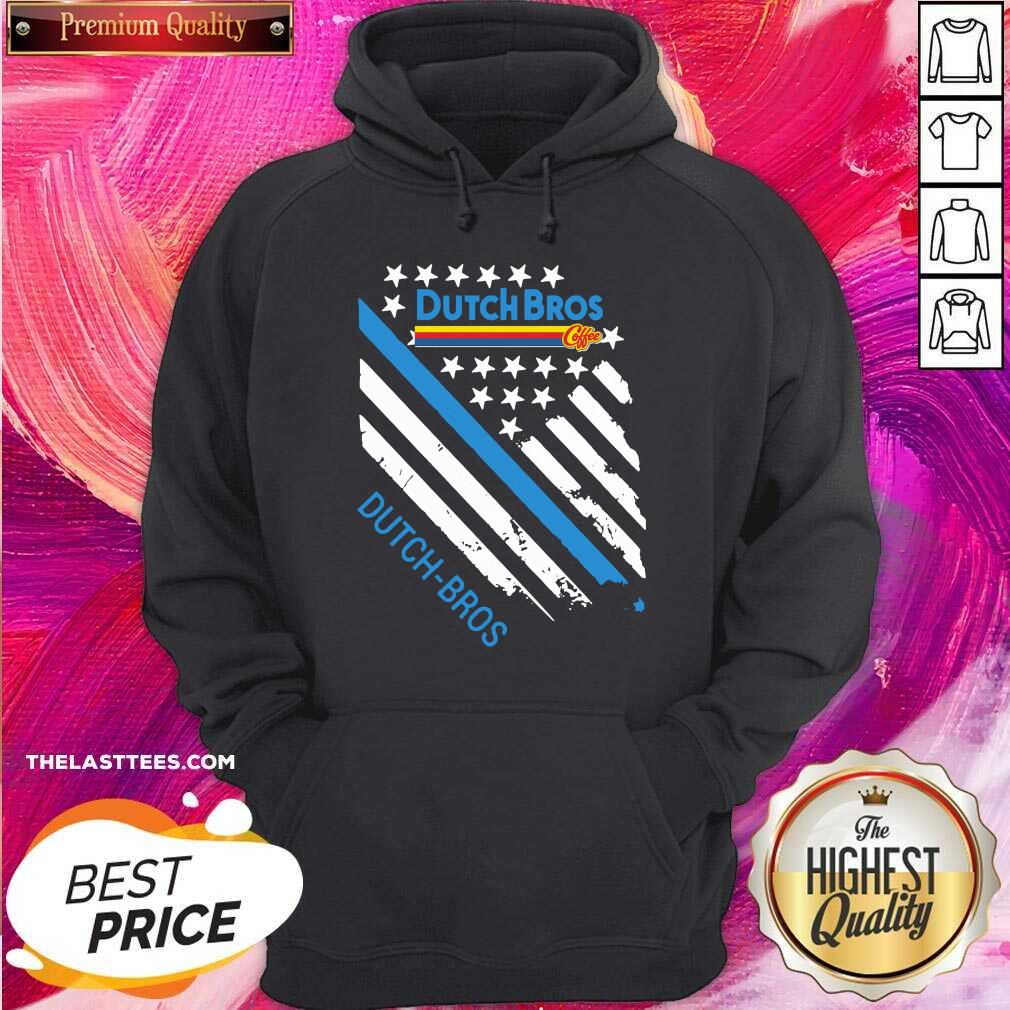Official Dutch Bros Coffee American Flag Shirt - Image 5