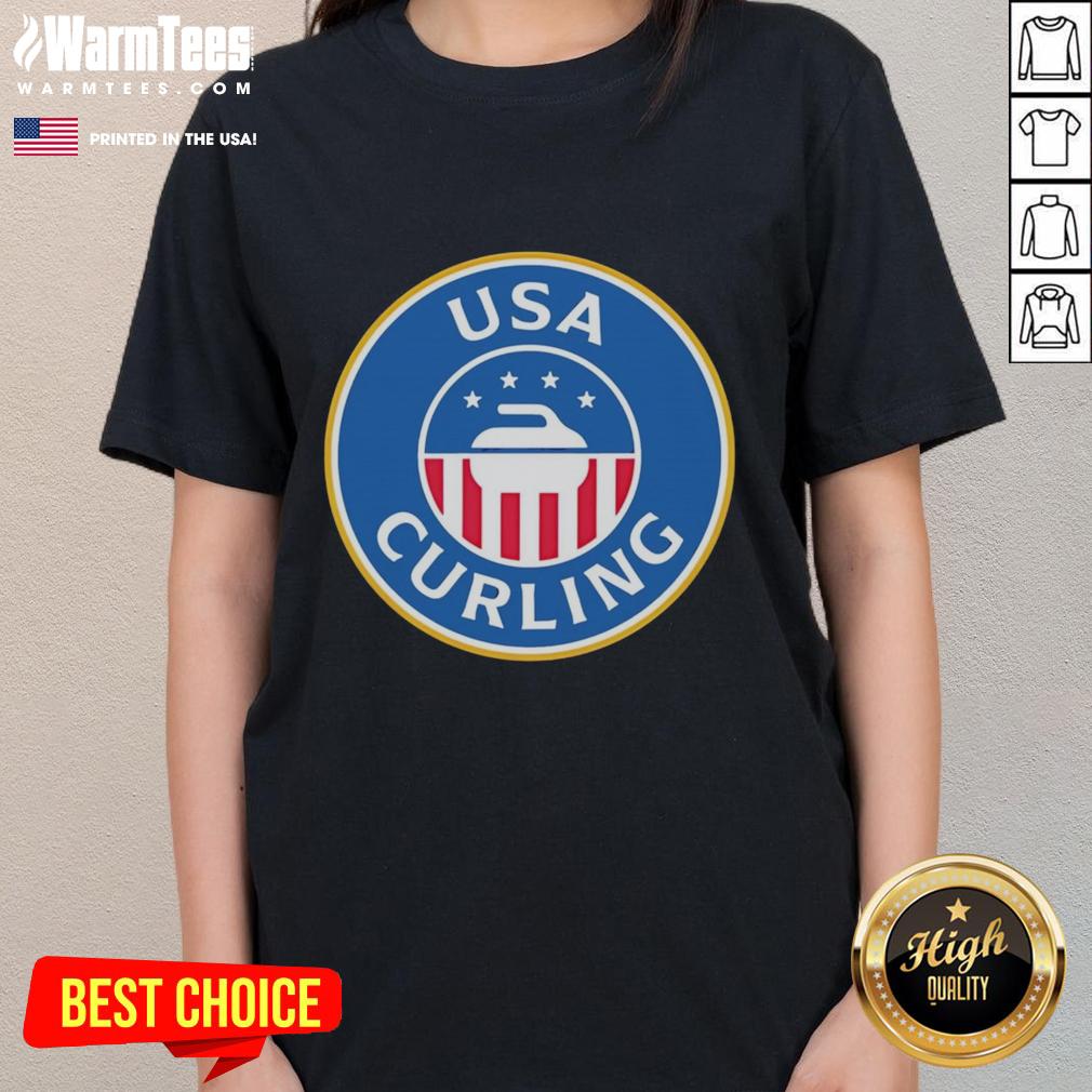 Official USA Curling Winter Olympics T-Shirt - Image 3