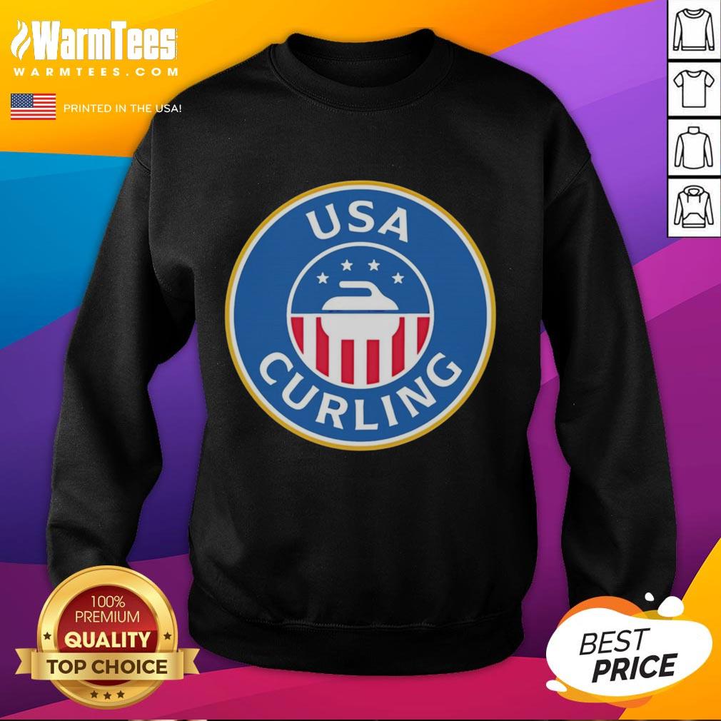 Official USA Curling Winter Olympics T-Shirt - Image 5