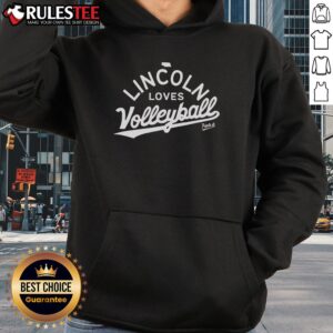 Alternative view of Premium Lincoln Loves Volleyball T-Shirt