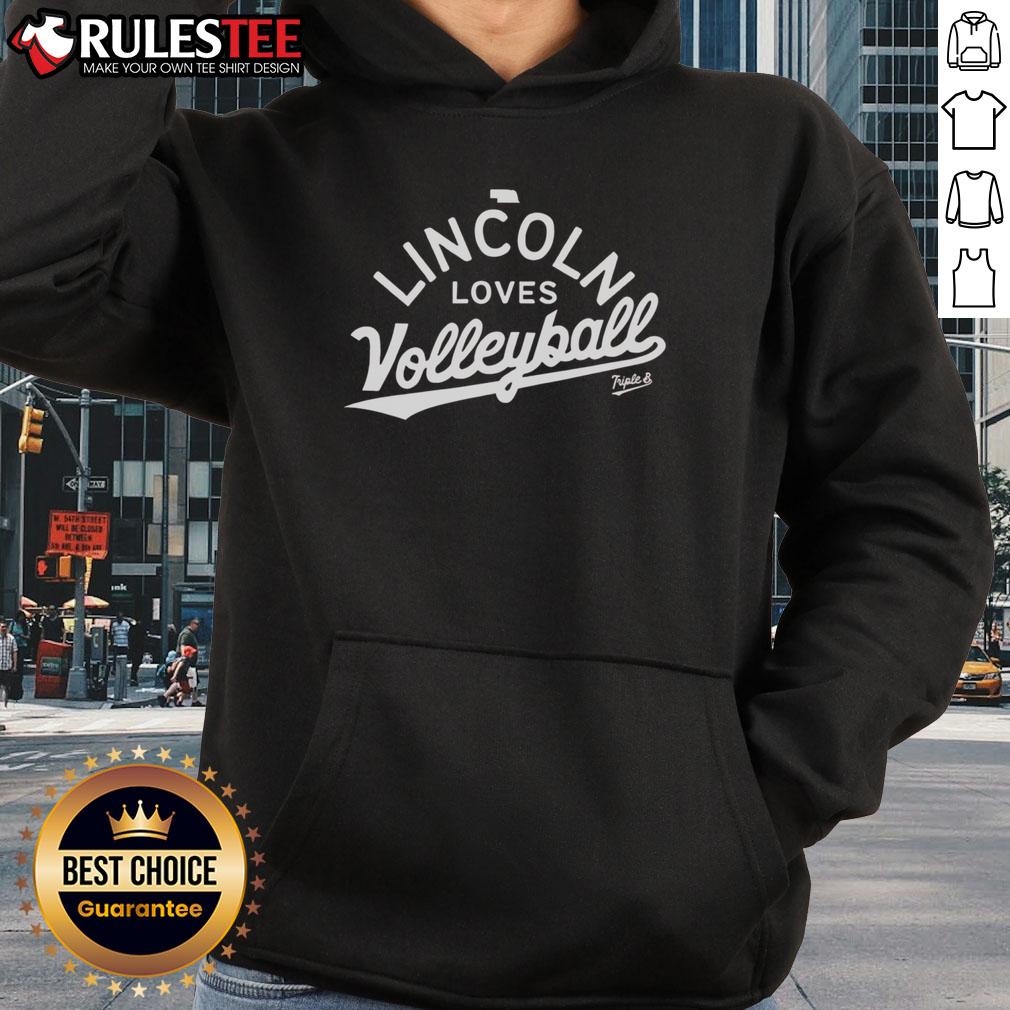 Premium Lincoln Loves Volleyball T-Shirt - Image 2