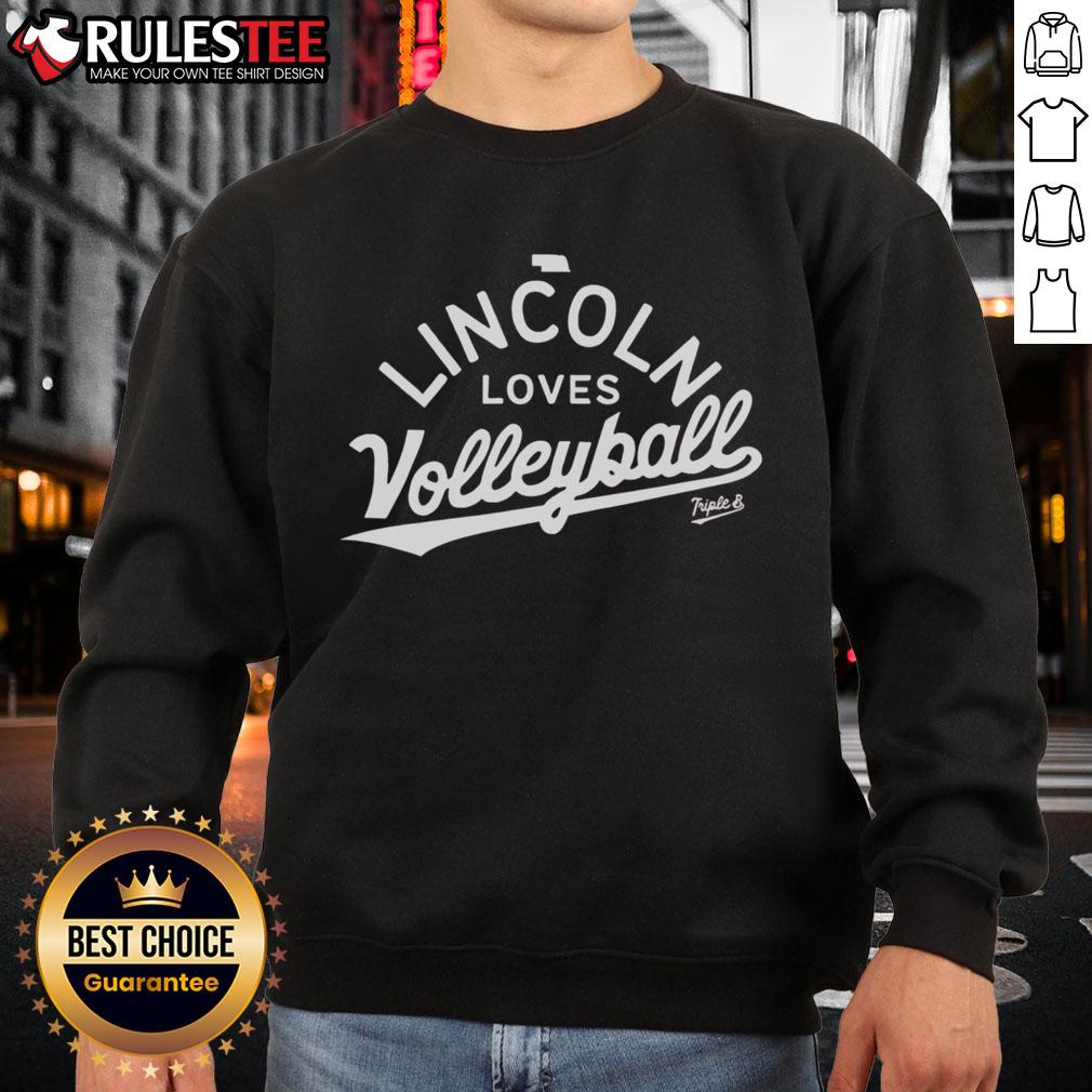 Premium Lincoln Loves Volleyball T-Shirt - Image 5