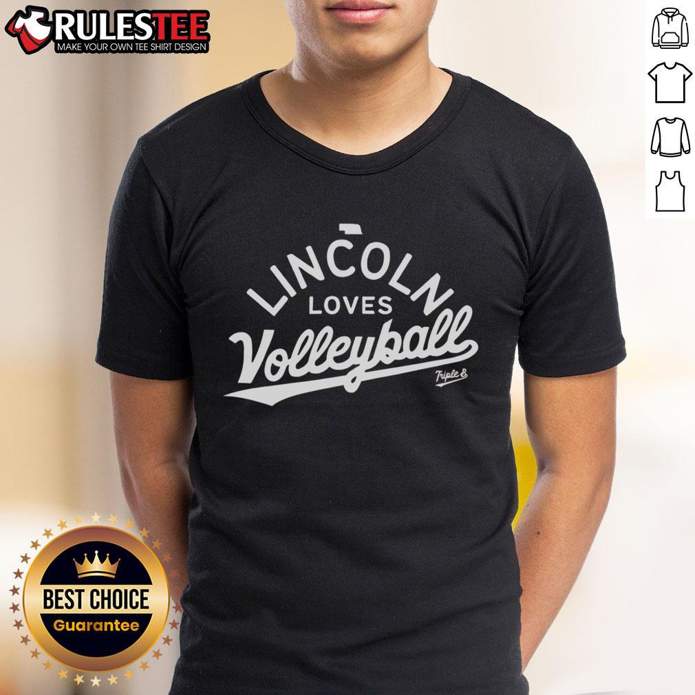 Premium Lincoln Loves Volleyball T-Shirt