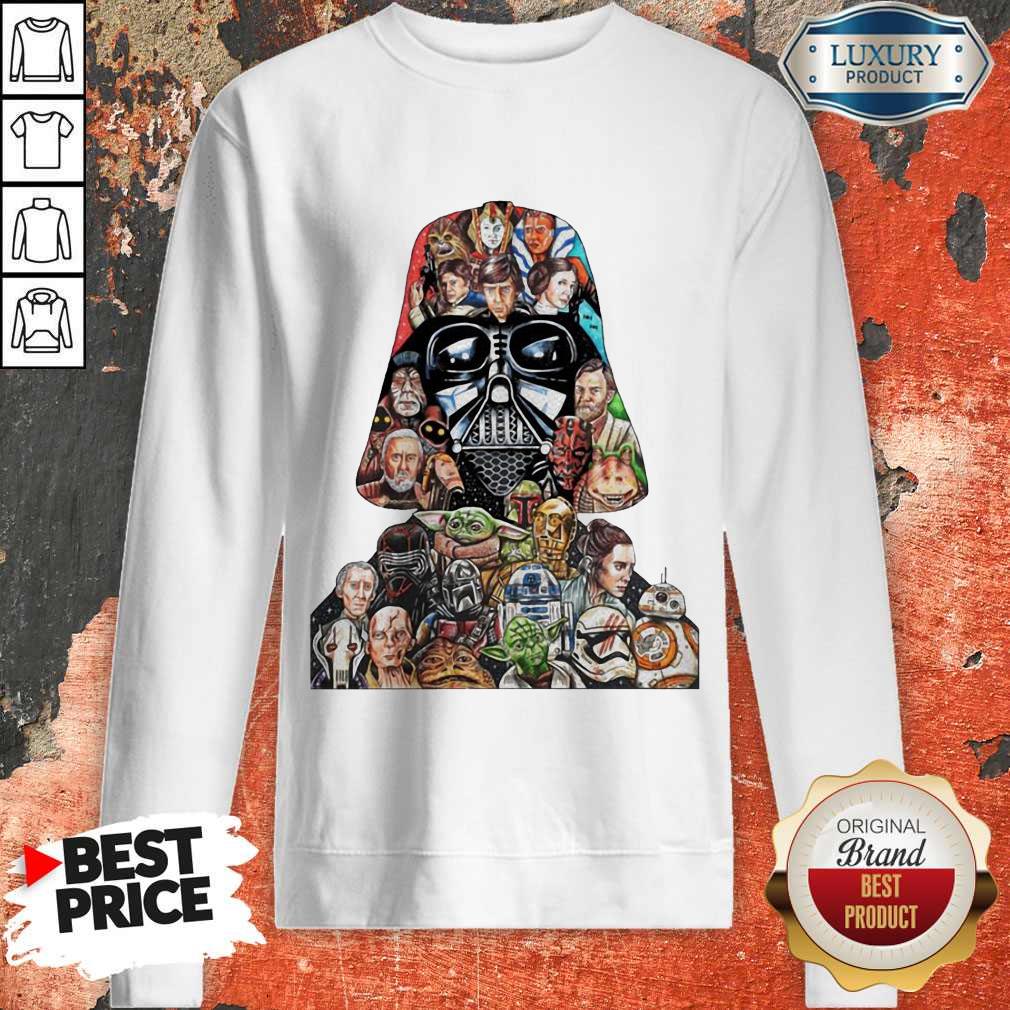 Star Wars Darth Vader And Characters Shirt - Image 5