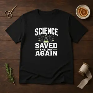Awesome Science Saved The Day Again Geek Shirt