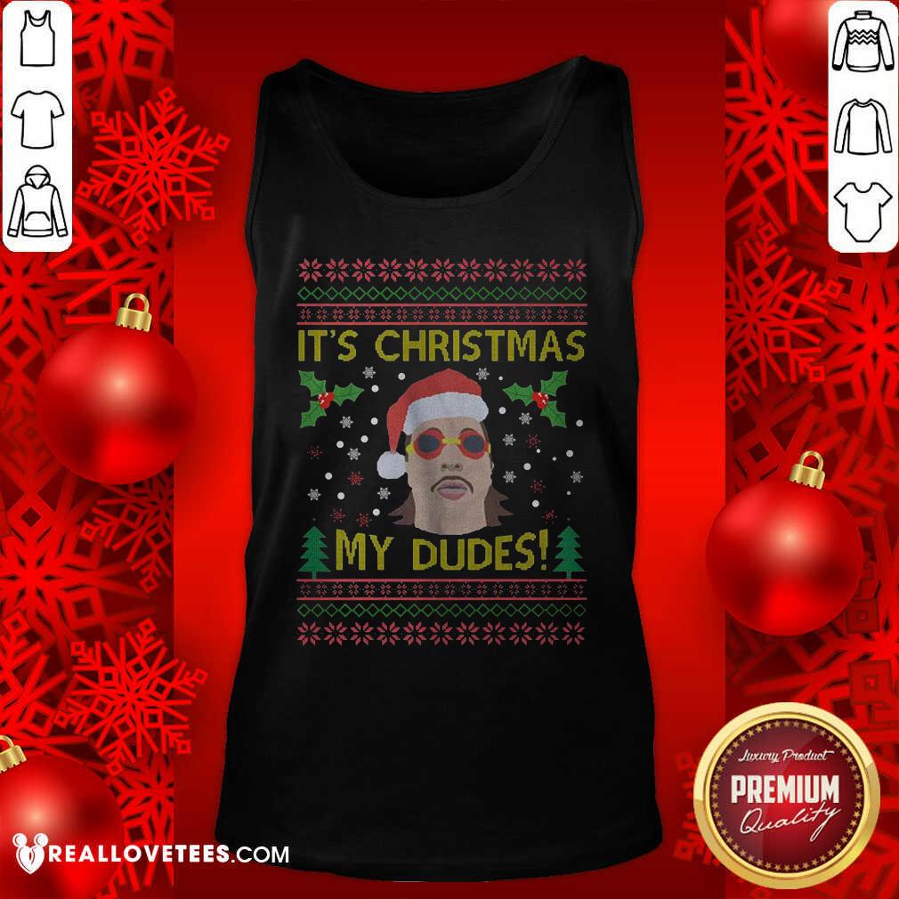 Nice Jimmy Here It's Christmas My Dudes Ugly Christmas Shirt - Image 2