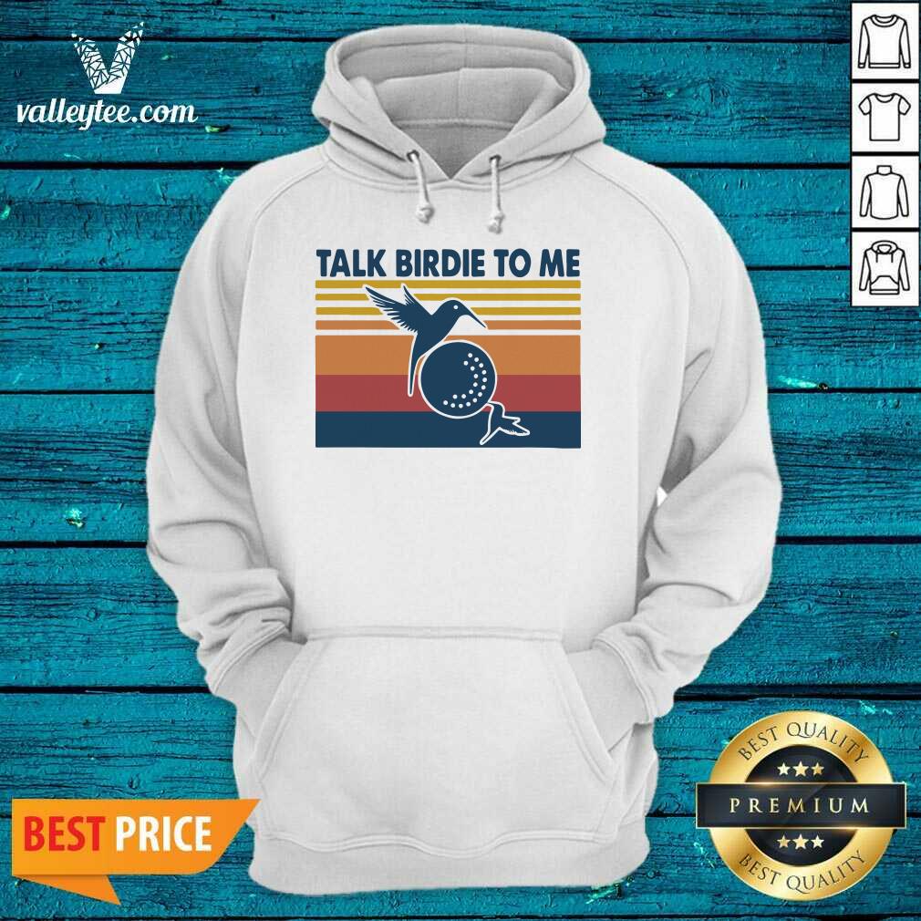Wicked Bee Hummingbird Talk Birdie To Me Vintage Shirt - Image 2