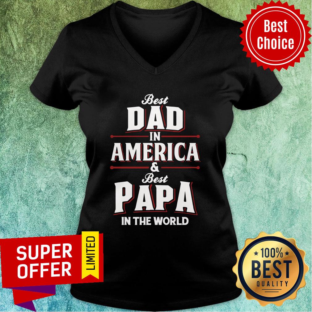 Best Dad In America Best Papa In World Shirt - Image 3
