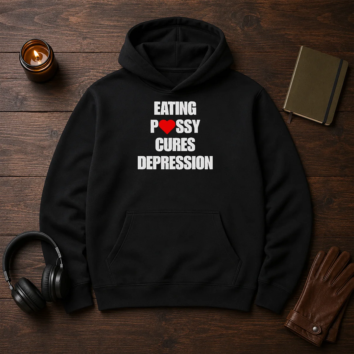 Pretty Eating Pssy Cures Depression Shirt - Image 5
