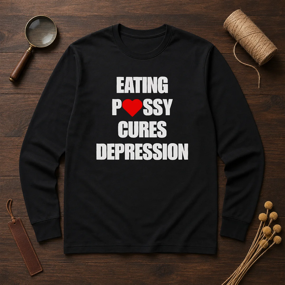 Pretty Eating Pssy Cures Depression Shirt - Image 6