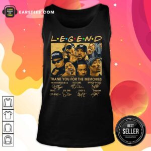 Alternative view of The Rapper Legend Signatures Thank You For The Memories Shirt