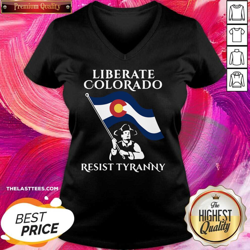 Beautiful Liberate Colorado Resist Tyranny 2021 Shirt - Image 2