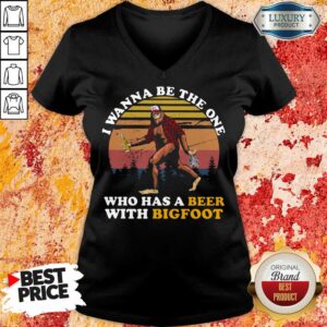 Alternative view of Who Has A Beer With Bigfoot Shirt