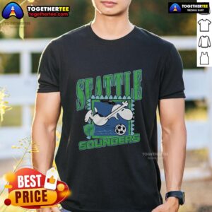 Good Peanuts Snoopy X Seattle Sounders FC T-Shirt