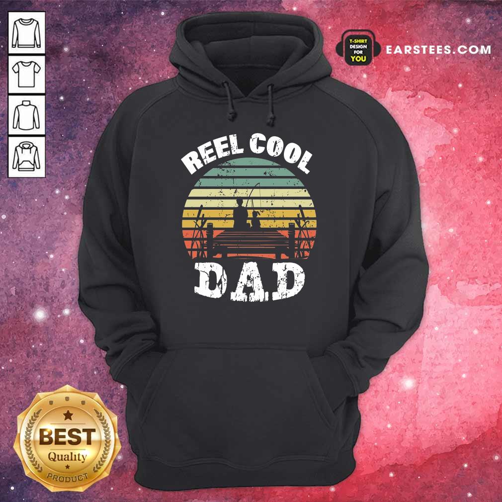 Premium Fishing Reel Cool Dad Vintage Shirt - Image 4