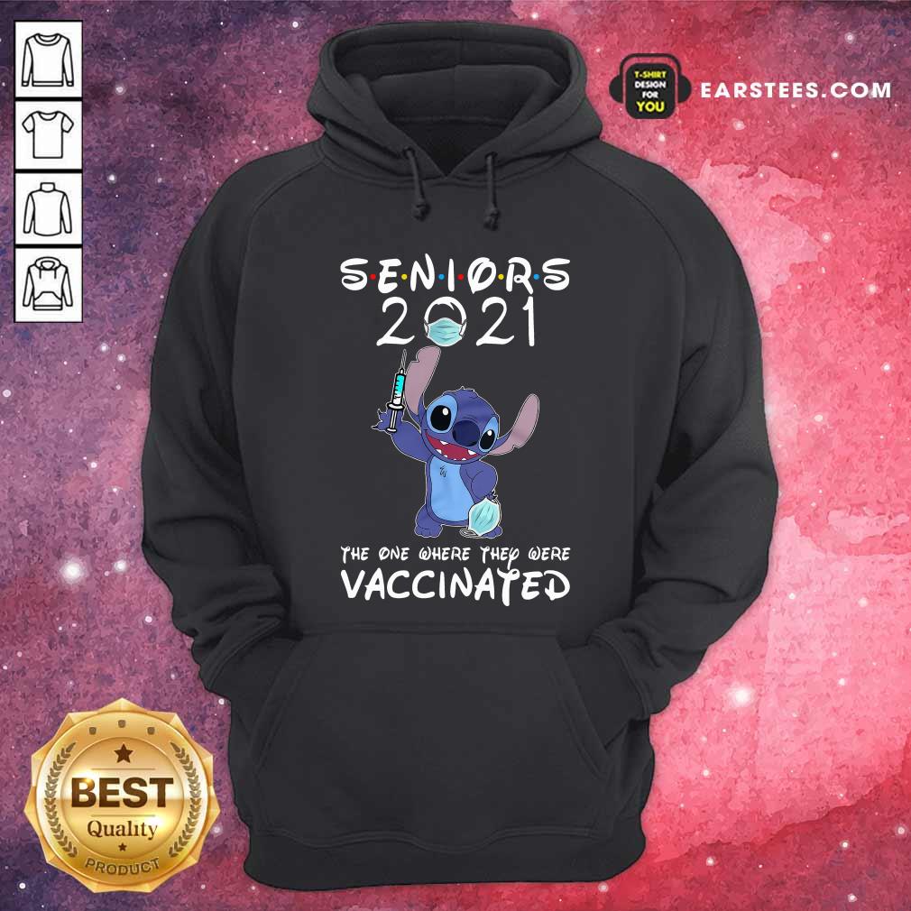 Premium Stitch Seniors 2021 The One Where They Were Vaccinated Shirt - Image 2
