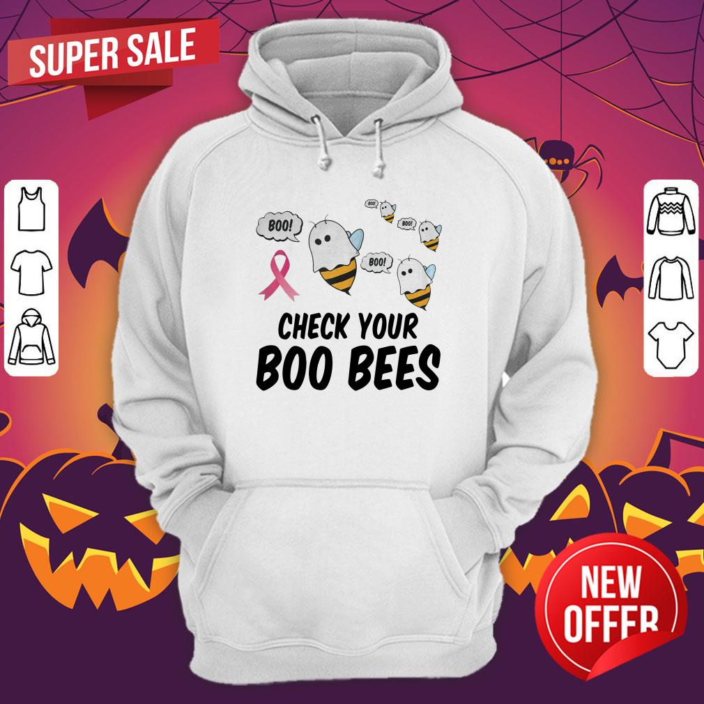 Breast Cancer Shirt Women Funny Check Your Boo Bees Shirt - Image 3