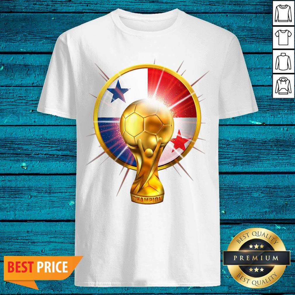 Cup Soccer Champion Gold Panama Football Shirt