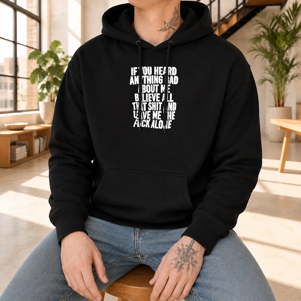 Top If You Heard Anything Bad About Me Believe All That Shit And Leave Me The Fuck Alone Shirt - Image 5