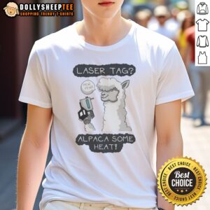 Top Laser Tag Pew Pew Alpaca Some Heat Shirt