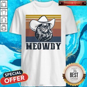 Official Meowdy Vintage Shirt