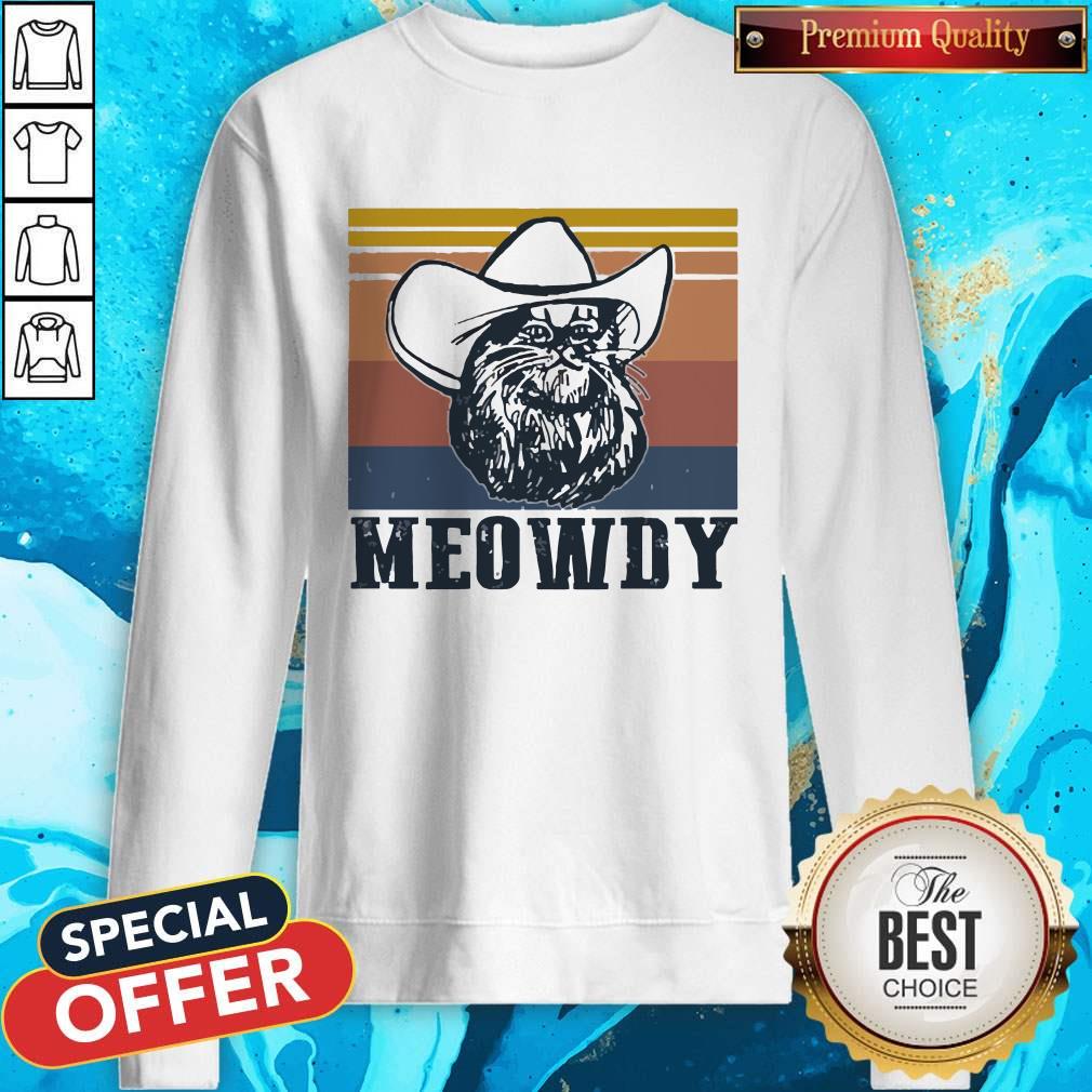 Official Meowdy Vintage Shirt - Image 5