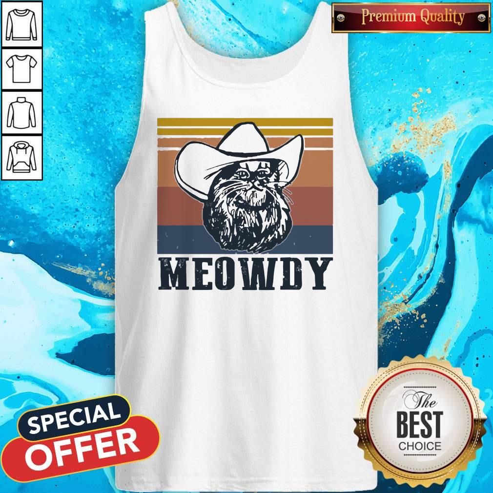 Official Meowdy Vintage Shirt - Image 4