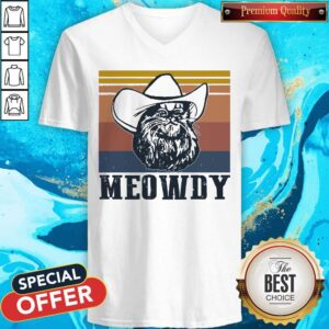 Alternative view of Official Meowdy Vintage Shirt