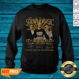 Alternative view of The Sound Of Music 55th Anniversary 1965 2020 Signatures Thank You For The Memories Shirt