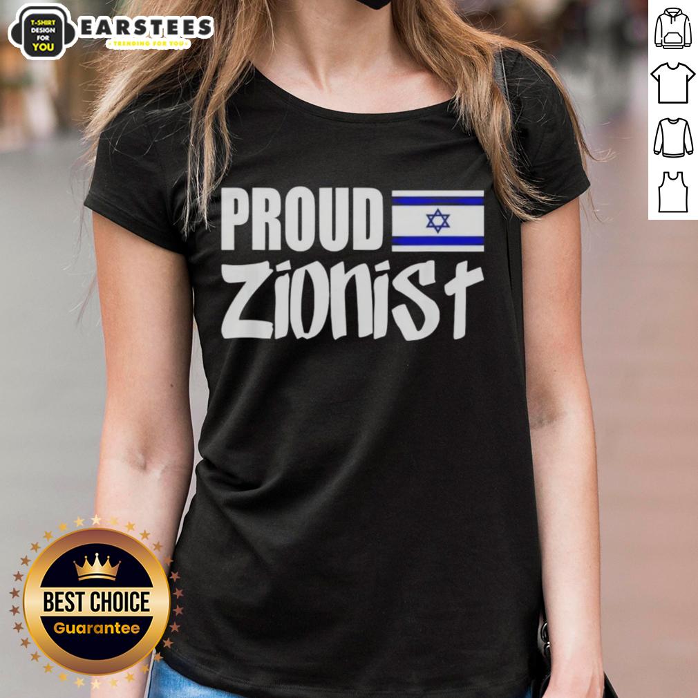 Good Proud Zionist Israel T-Shirt - Image 3