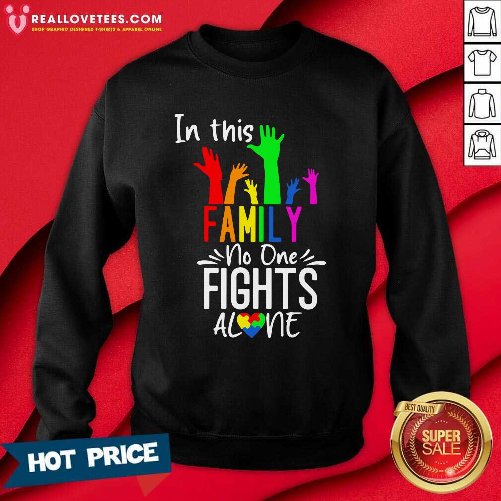 Awesome In This Family No One Fights Alone Lgbt Shirt - Image 3
