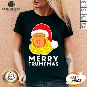 Alternative view of Awesome Merry Trumpmas Christmas Shirt