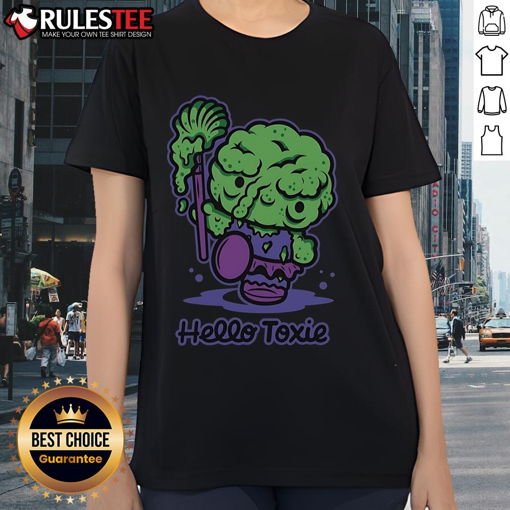 Funny Hello Toxie Hello Kitty T-Shirt - Image 3