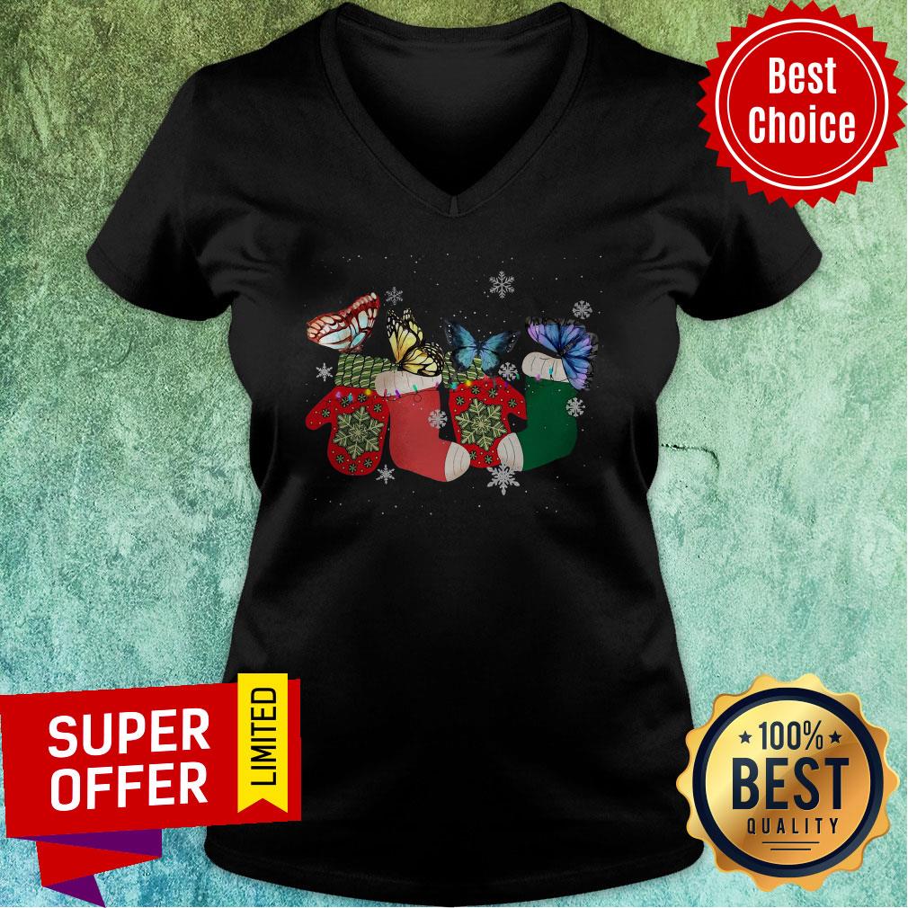 Official Santa Shoes Merry Christmas Shirt - Image 3