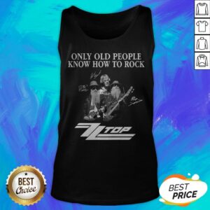 Alternative view of Only Old People Know How To Rock ZZ Top Signatures T-Shirt