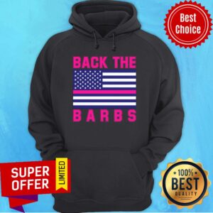 Alternative view of Back The Barbs American Flag Shirt