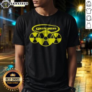 Hot Geiger Radiation Symbol Pop Culture Logo Design Radioactive Nuclear Hazard Shirt