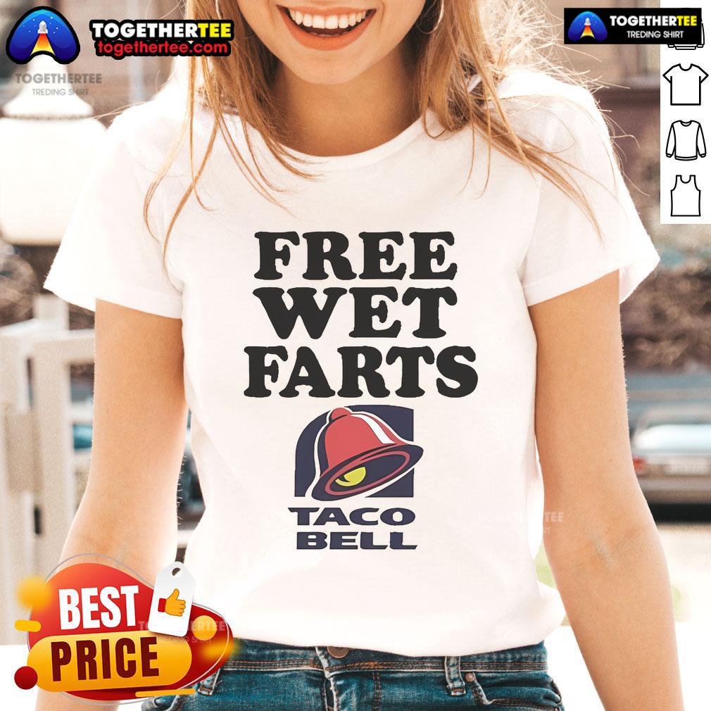 Official Free Wet Farts Taco Bell T-Shirt - Image 3