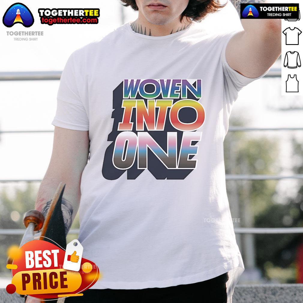 Official San Diego FC Woven Into One Pride T-Shirt