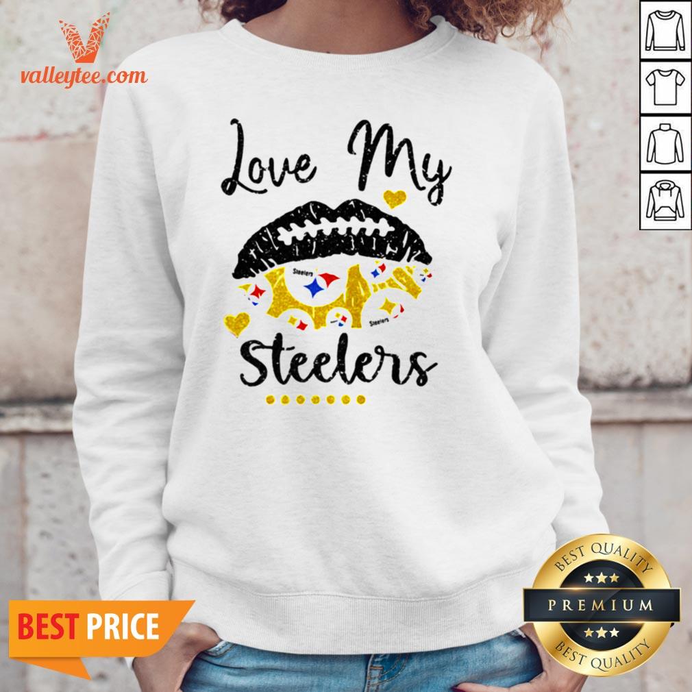 Sweet My Pittsburgh Steelers Lips Shirt - Image 2