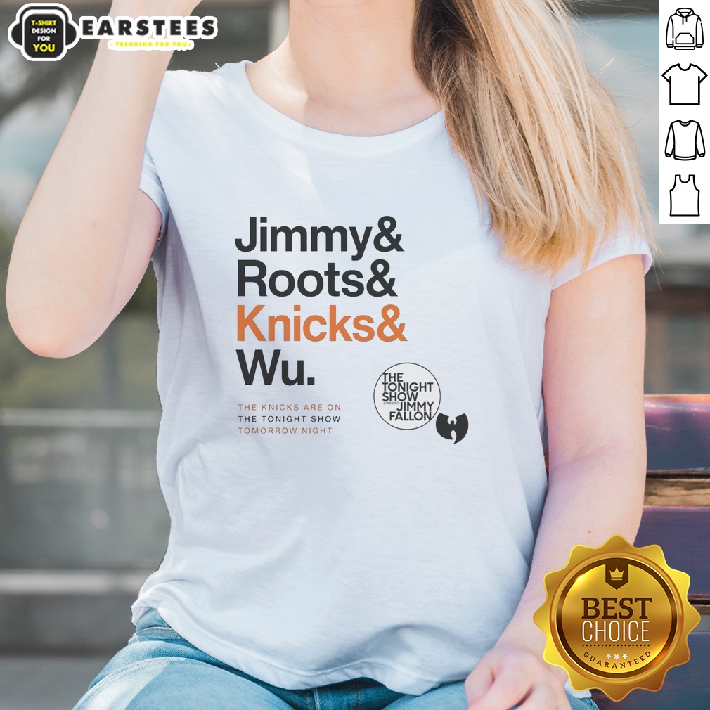 Premium Jimmy And Roots And Knicks And Wu New York Knicks Shirt - Image 2