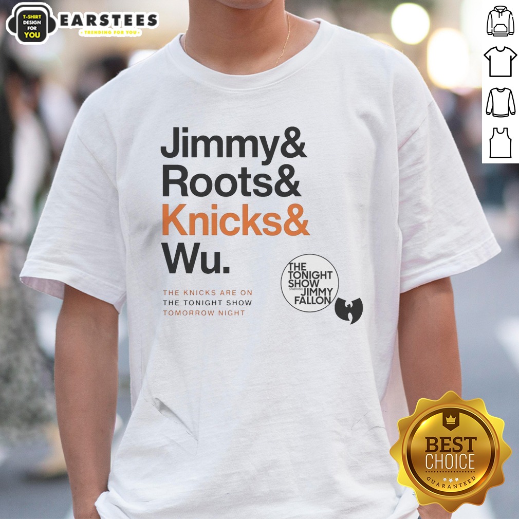 Premium Jimmy And Roots And Knicks And Wu New York Knicks Shirt