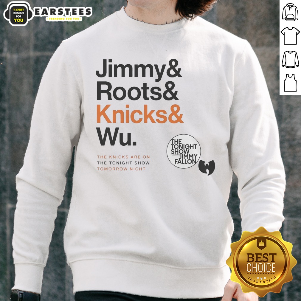 Premium Jimmy And Roots And Knicks And Wu New York Knicks Shirt - Image 4