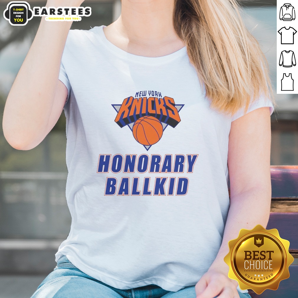 Premium New York Knicks Honorary Ballkid Basketball Shirt - Image 2