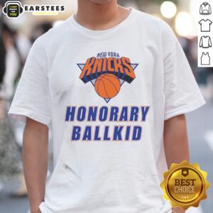 Premium New York Knicks Honorary Ballkid Basketball Shirt