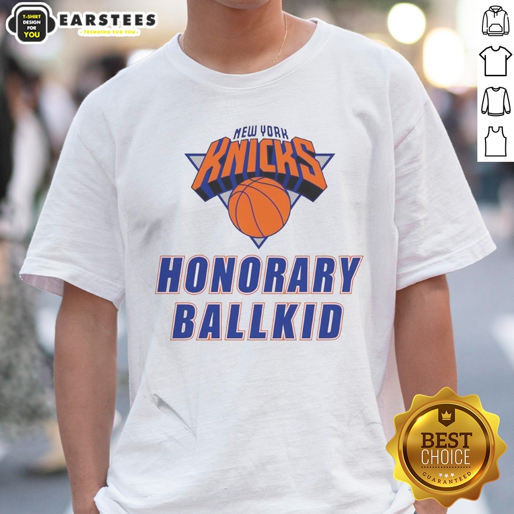 Premium New York Knicks Honorary Ballkid Basketball Shirt
