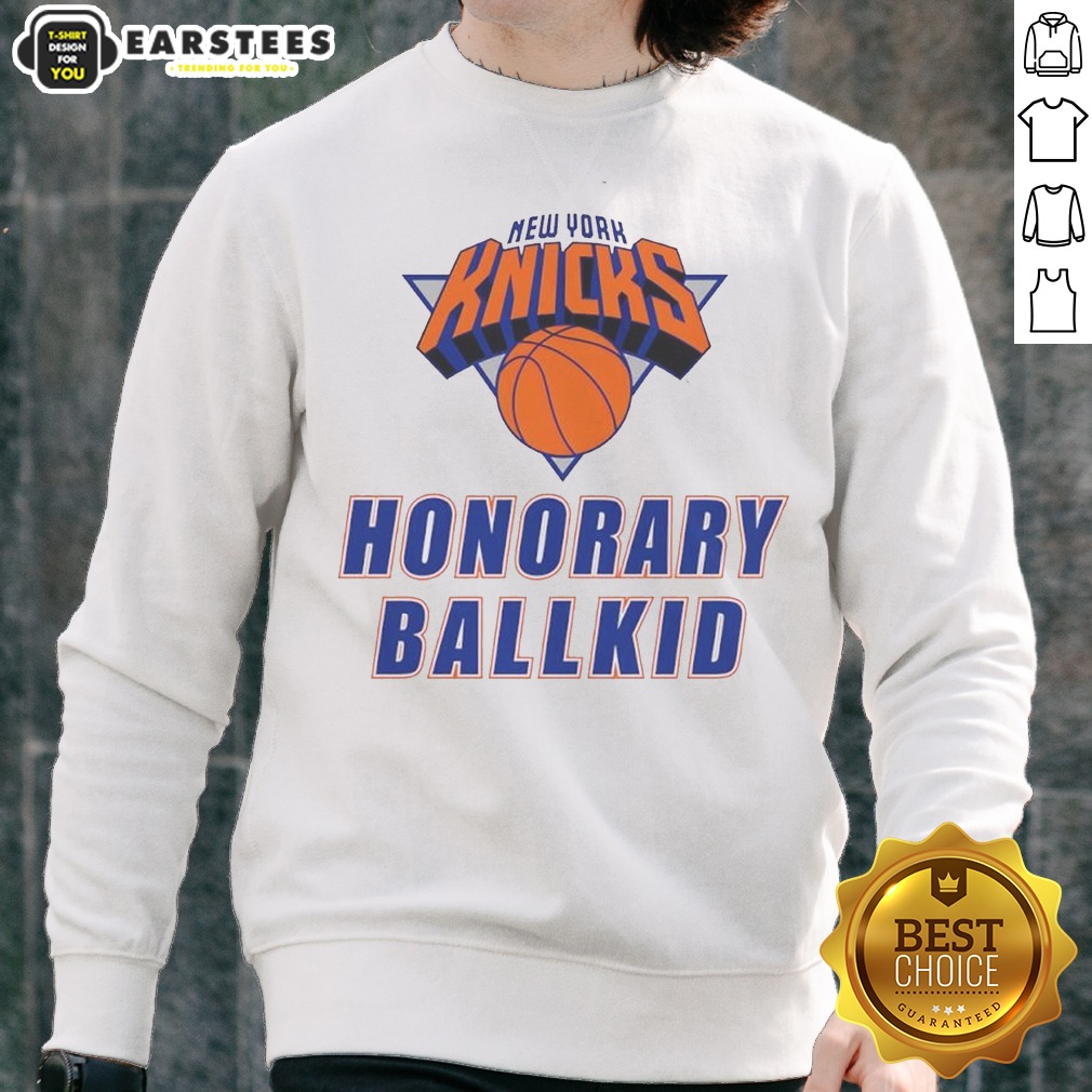 Premium New York Knicks Honorary Ballkid Basketball Shirt - Image 4