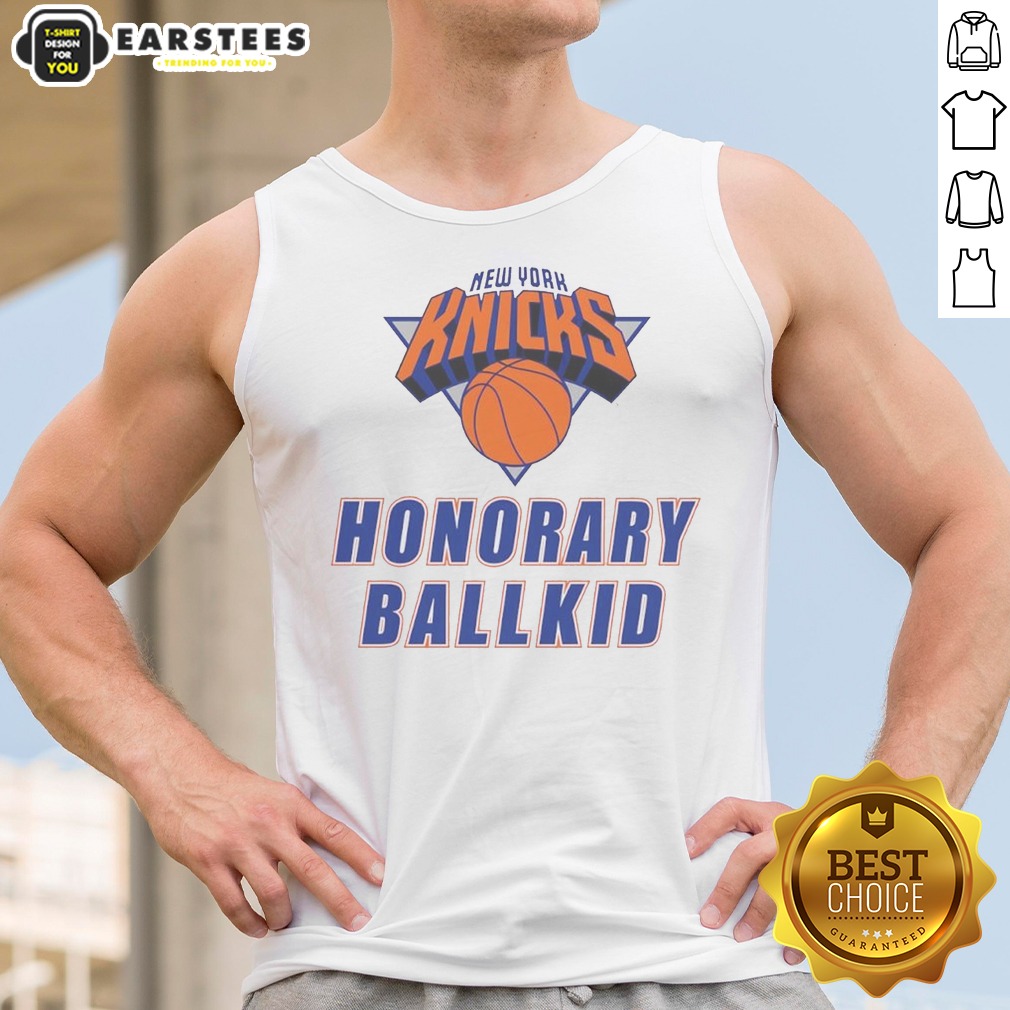Premium New York Knicks Honorary Ballkid Basketball Shirt - Image 5